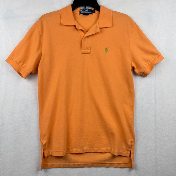 Polo Ralph Lauren Other - Polo by Ralph‎ Lauren Men's Small Orange Polo Shirt Green Pony Casual